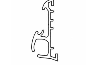 Lunar Silver Awning Mould Rail