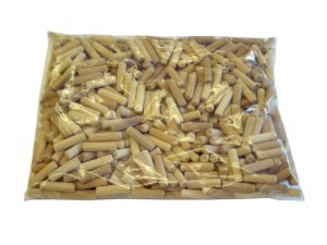 Wooden Dowel Pegs 8mm x 30mm - Bag of 500