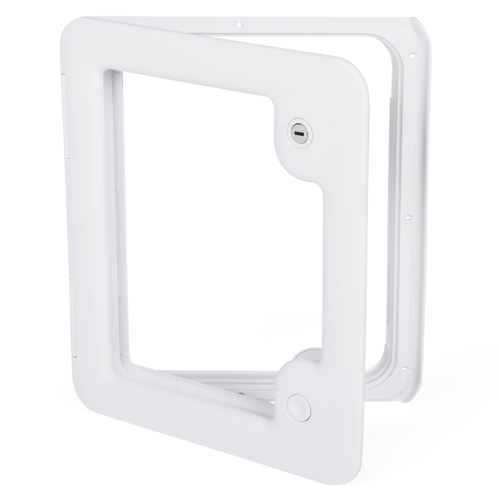 Thetford Style Toilet Door White With Barrels